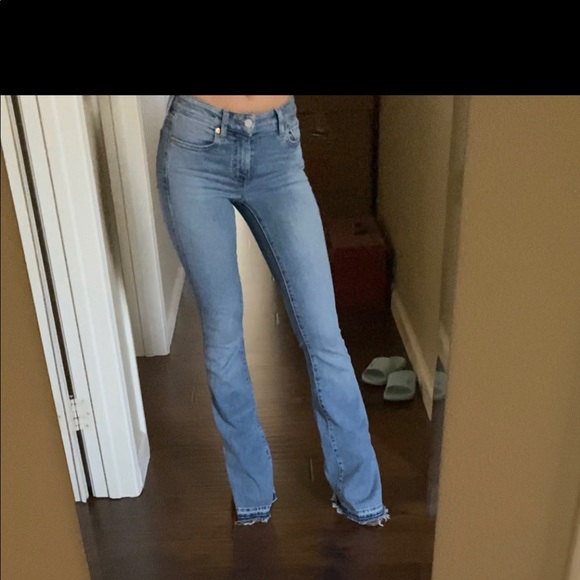 ❌❌SOLD❌❌ ETICA Low Rise Split Hem Flare Jeans - Picture 6 of 6